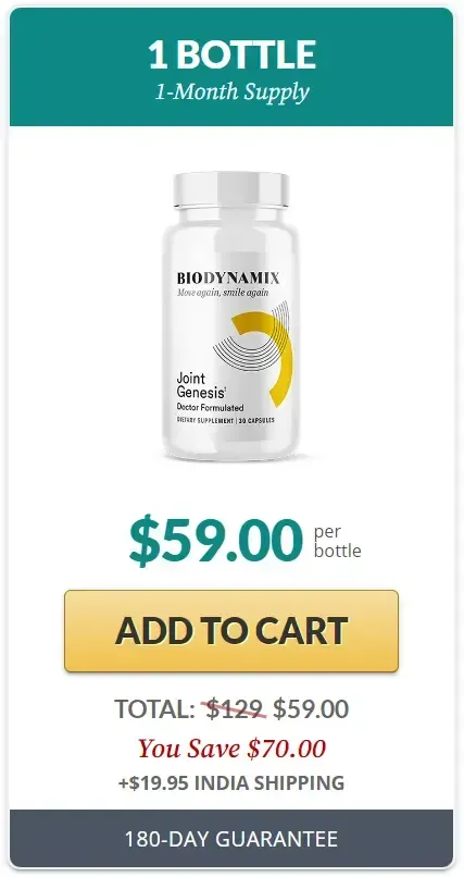 Joint Genesis 1-Bottle Price